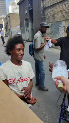 Blessing the homeless 