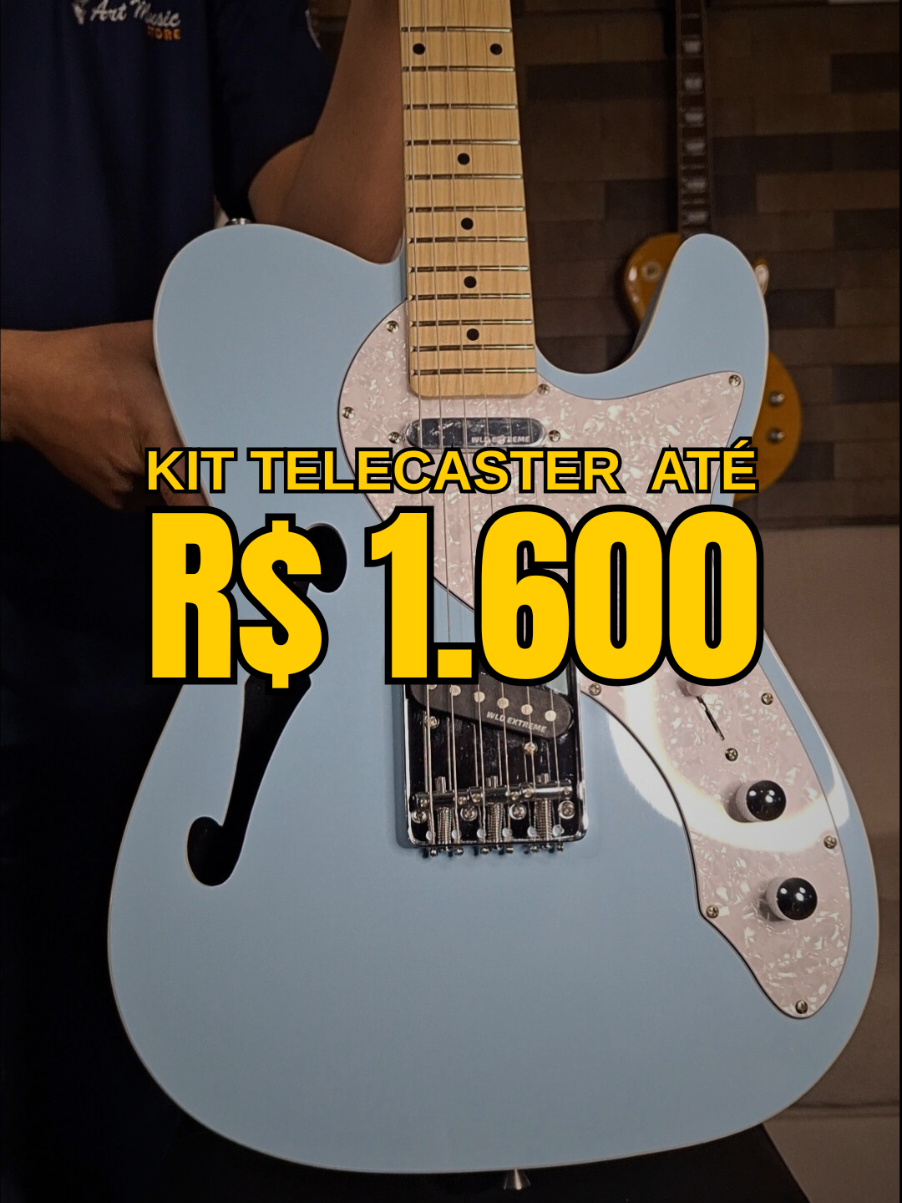 A Melhor guitarra Telecaster do Tik Tok 🤩 #fyp #guitarra #guitarrista #compras #tiktokshop 