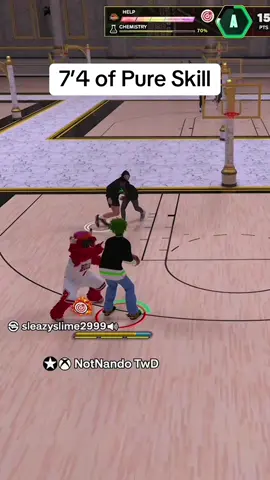 You wish you could be as good as I am on my 7’4 Center on NBA 2K26 #nba2k #2k #2kcommunity #nba2k26 #notnandotwd 