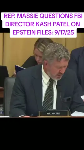 🚨 BREAKING: Rep. Thomas Massie just EXPOSED a hidden Epstein list and called out Kash Patel for lying to the American people. #usa🇺🇸 #viral #files #exposed #america 