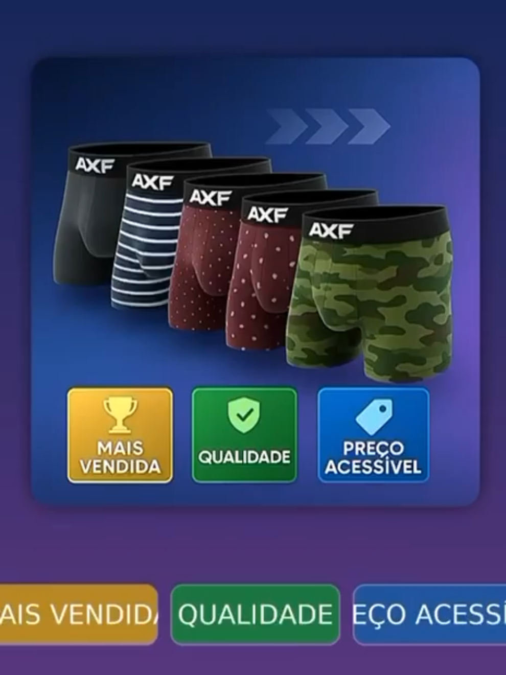 ⏭️ Kit com 10 Cuecas Uderwear Masculina ✨ MAIS VENDIDO ✨ ✨ QUALIDADE ✨ ✨ PREÇO ACESSÍVEL ✨ 🛍️ Tudo em Moda Masculina você também encontra aqui 🛍️  ⏩ Melhor qualificação do mercado  ⏩ Produtos com envio no mesmo dia ⏩ Cores lisas e estampadas  ⏩ Único com qualificação 5 estrelas  #modamasculina #cuecas #grandesofertas #promocao #exclusivosshopee 
