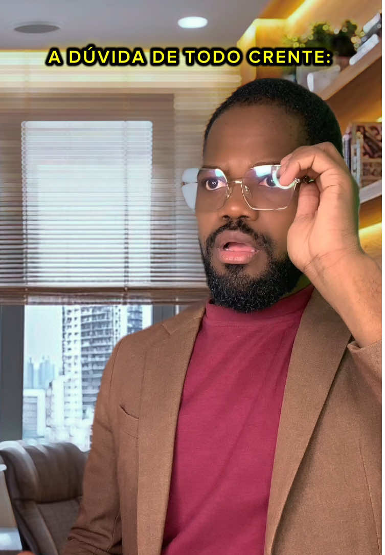 A dúvida de todo crente. #personagembiblico #humor #crentedivertido 