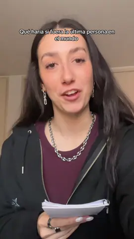 Qué haría si fuera la última persona en el mundo @Smud 💜 