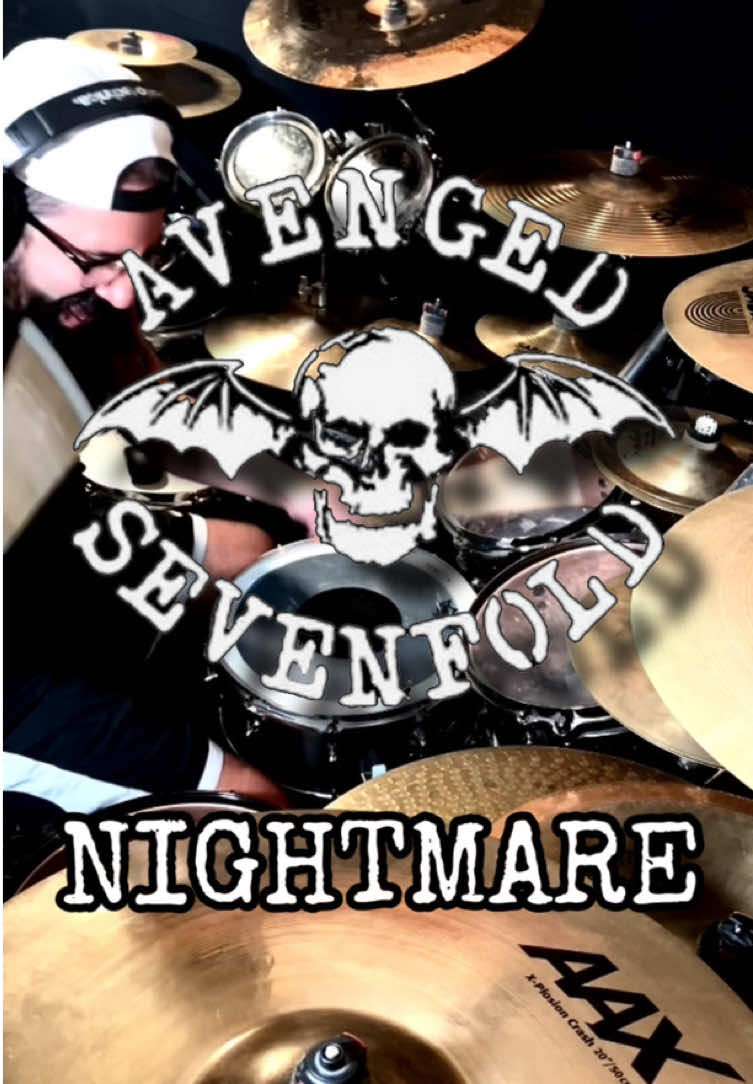 NIGHTMARE #drums #drumcover #avengedsevenfold #mikeportnoy 