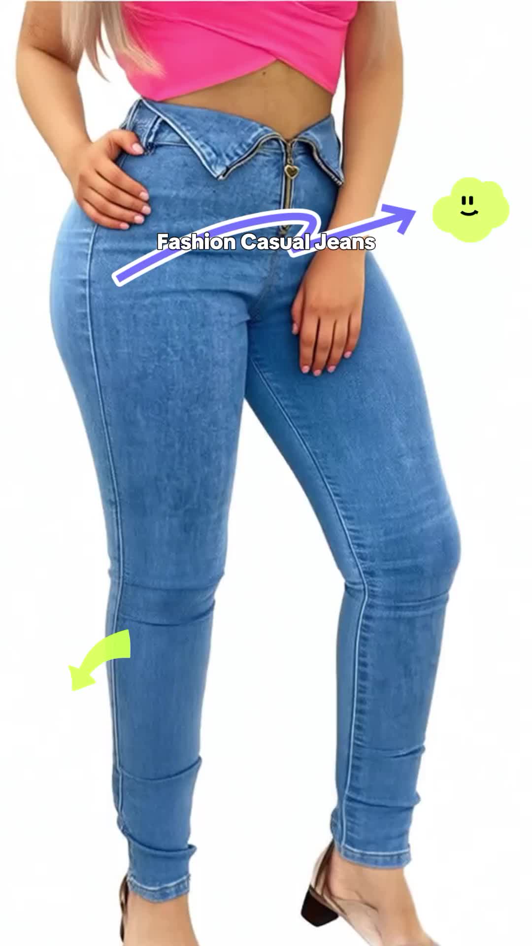 Fashion casual jeans with jeans #lowrisejeans #skinnyjeans #lowrisebaggyjeans #highwaistedjeans #tallgirljeans #midrisejeans #tummycontroljeans #jeansforwomen #cutejeans #highwaistjeans