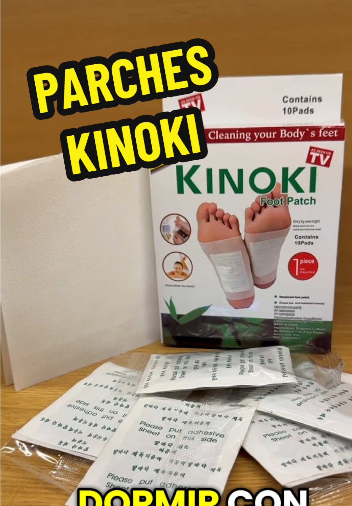PARCHES KINOKI 🤩‼️ #fyp #kinokidetox #parches #estres #insomnio