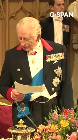 King Charles III on Wednesday heralded the tight bond between the United Kingdom and United States during President Trump’s state visit at Windsor Castle.   “I have always admired the ingenuity of the American people and the principles of freedom, which your great democracy has represented since its inception,” he said.   With America’s 250th birthday on the horizon, the king wondered what their predecessors would think of the countries’ “special relationship” today.   “We celebrate a relationship between our two countries that surely neither Washington nor King George III could possibly have imagined. The ocean may still divide us, but in so many other ways we are now the closest of kin,” he said.   #kingcharles #trump #windsorcastle #cspan 