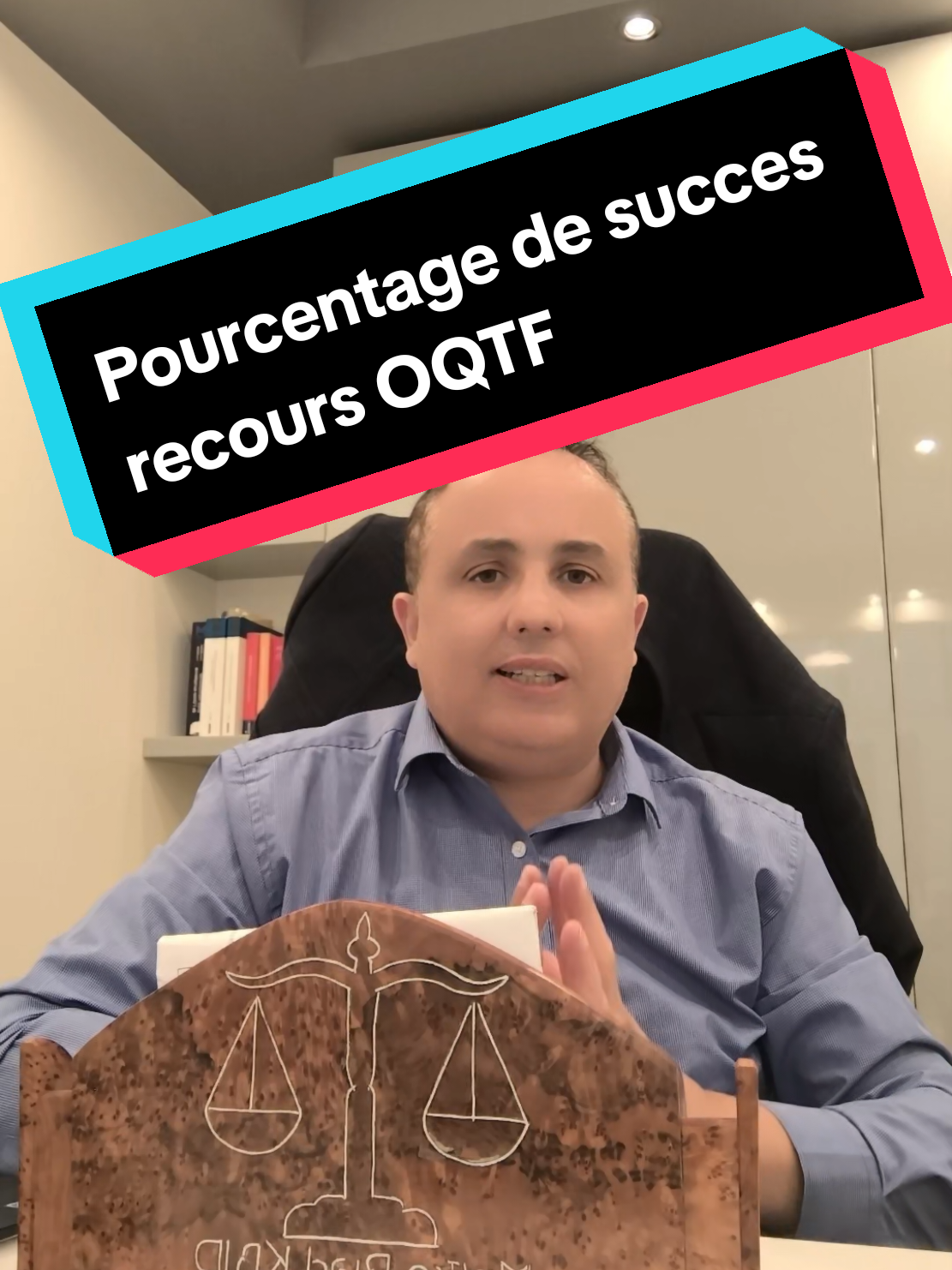 Maitre Riad KRID ⚖️ Si tu reçois une OQTF, ne te demande pas si tu as des chances en cas de recours ou pas… FAIS LE RECOURS ! #OQTF #Recours #Avocat #Droits #Justice 