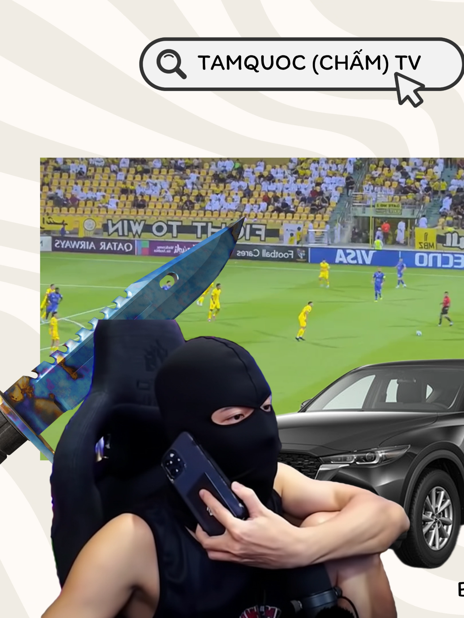 Nào sờ cam được như anh tao rồi hẵng nói nhé 😒 #blvneymar #tamquoctv #bongda #football #moxumxue