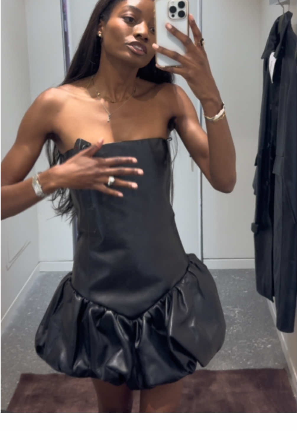 I’m in love with this #saintlaurent dress— it’s gorgeous! #highfashion #fashion #style #ysl #classicstyle #womanhood #chicwoman #classywoman #highfashiontiktok 