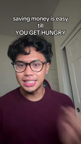 I SWEAR saving is easy till you get a little hungry 😭😭 #fyp #trending #viralvideo #food #hungry 