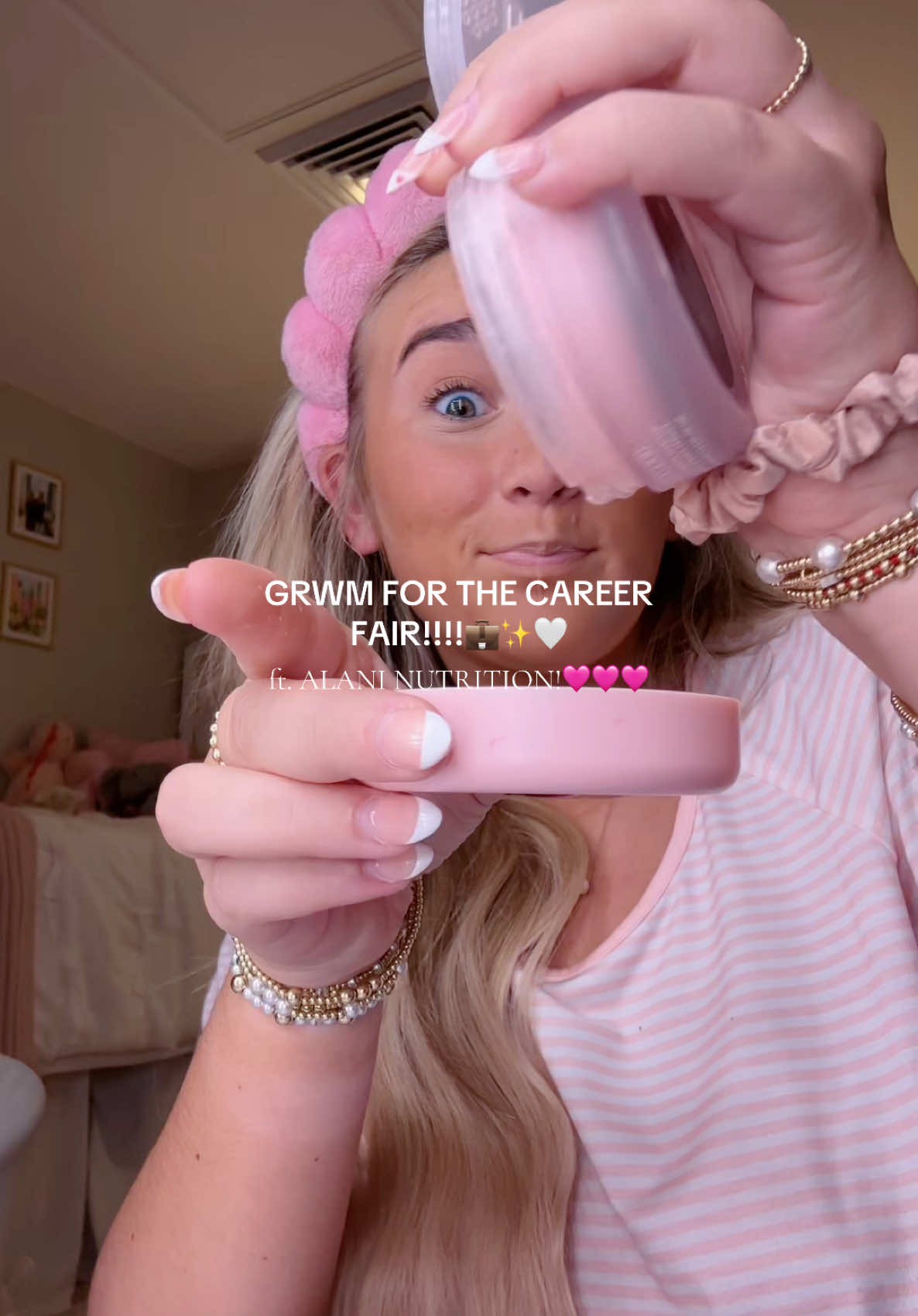 GRWM!!!!💼✨🤍 @Alani Nutrition gets me through the day!!! #alanipartner @Alani Nu Ambassadors #alaniambassador #grwm #fitcheck #OOTD #alabama #business #career #womeninbusiness 