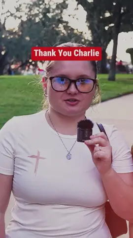 Thank you Charlie #kaitlinnbennet #libertyhangout #charliekirk 