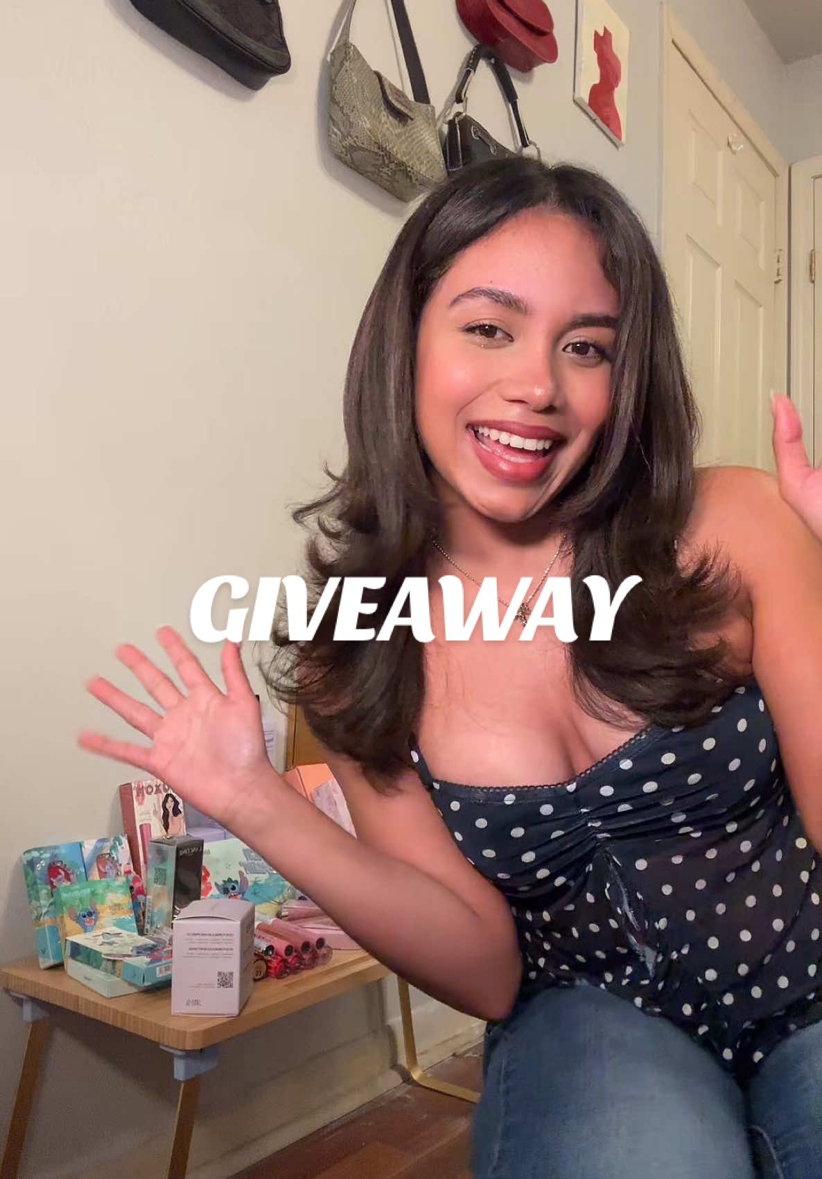super happy to be doing my first giveaway🥹 must be be following me!! (US based only) *not sponsored* #giveaway 