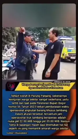 warga parung panjang gruduk pos dishub #truktambang#wargaparungpanjang#kangdedimulyadi 