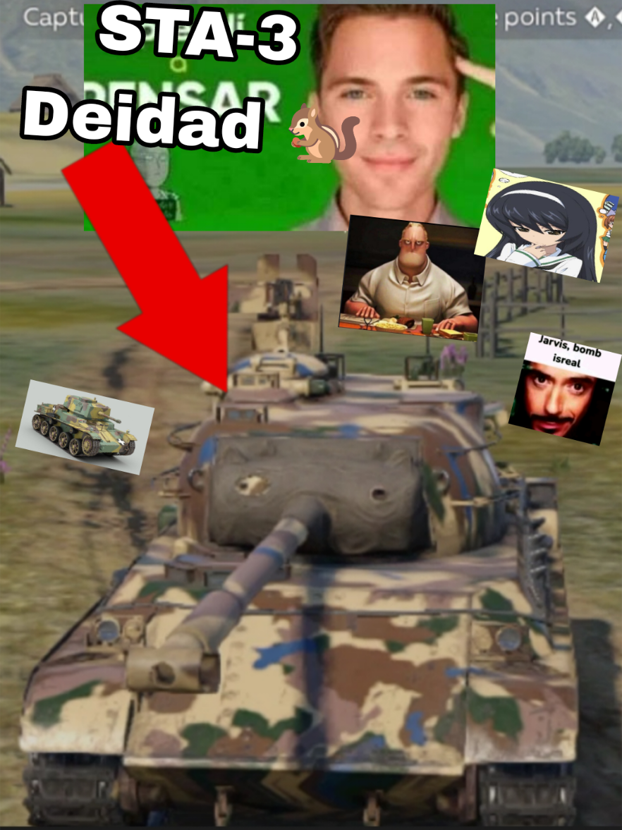 STA-3 WarThunder Mobile 🐿️ #warthundemobile #warthunder #fypシ #loquendo #humor 