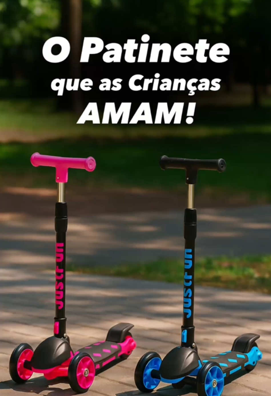 Patinete 3 Rodas Infantil Radical Ajustável Para Crianças. Seguro, divertido e perfeito para as crianças aprenderem equilíbrio brincando. #patinete #brinquedos #crianças 