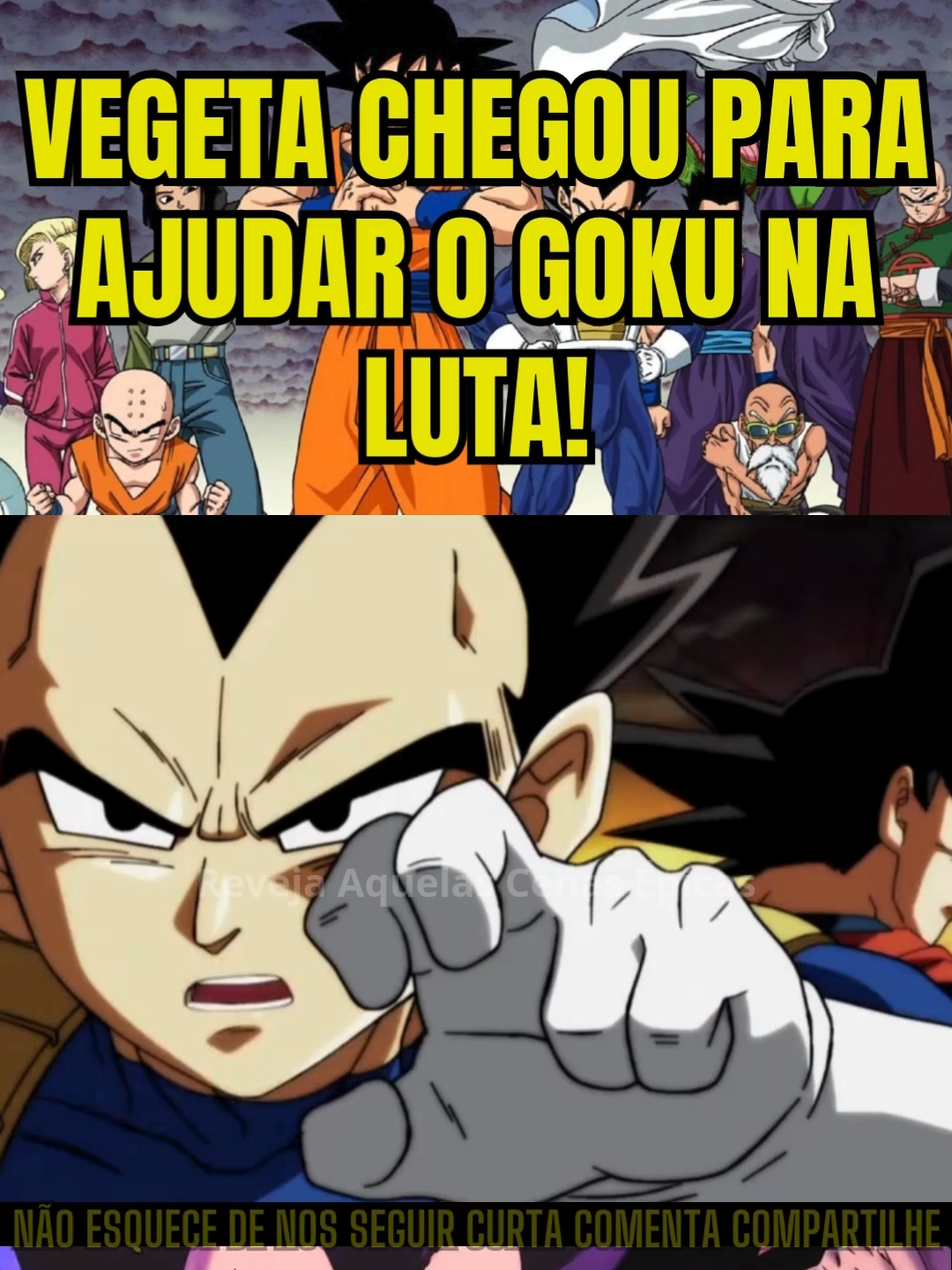 VEGETA CHEGOU PARA AJUDAR O GOKU NA LUTA! #creatorsearchinsights #vegeta #gokuultrainstinto #dragonballsuper #torneiodopoder #jiren #gokuinstintosuperior #anime #viral_video #videoviral #reels