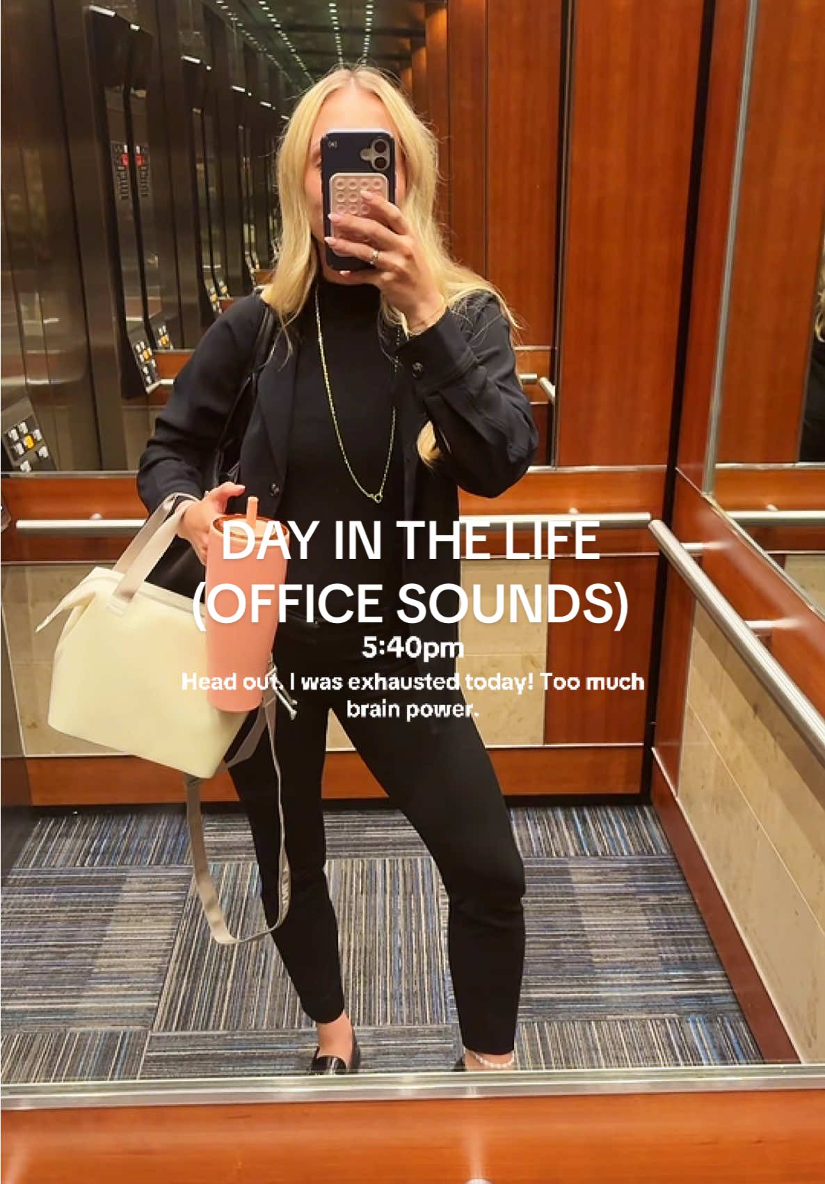 Tuesday before a big 60% submittal! My brain was mushhhh after today!! #engineerlife #dayinmylife #asmr #sounds #officelife  Work Outfit Details: Shirt - @PINKS  Button up - @Aritzia  Pants - @Banana Republic  Jewelry - @gorjana  Shoes - Heathrow Airport