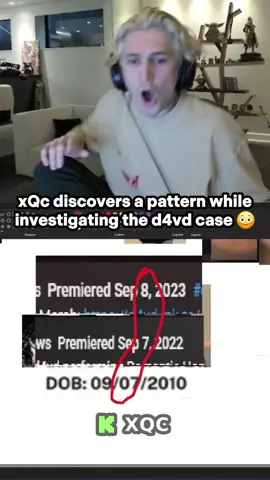 xQc investigates the d4vd case 🕵‍♂️ #xqc #d4vd 