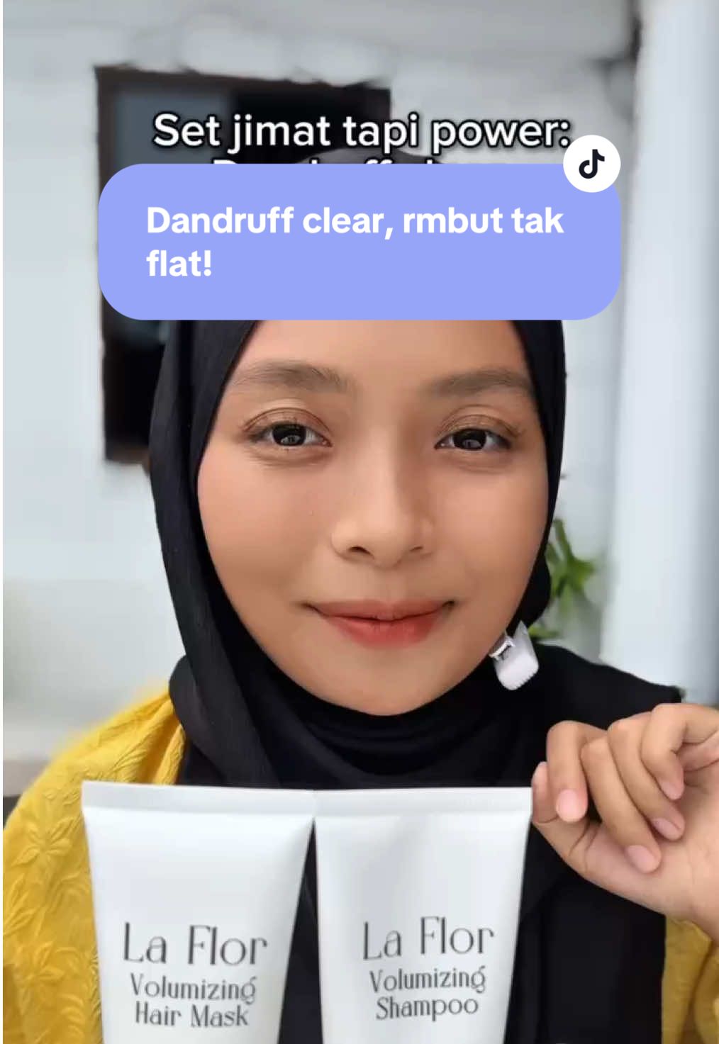 Mana yang ada rambut kelemumur tuu, tunggu apa lagii, boleh try tauu! #dandruff #kelemumur #kelemumurberkuping #laflor 