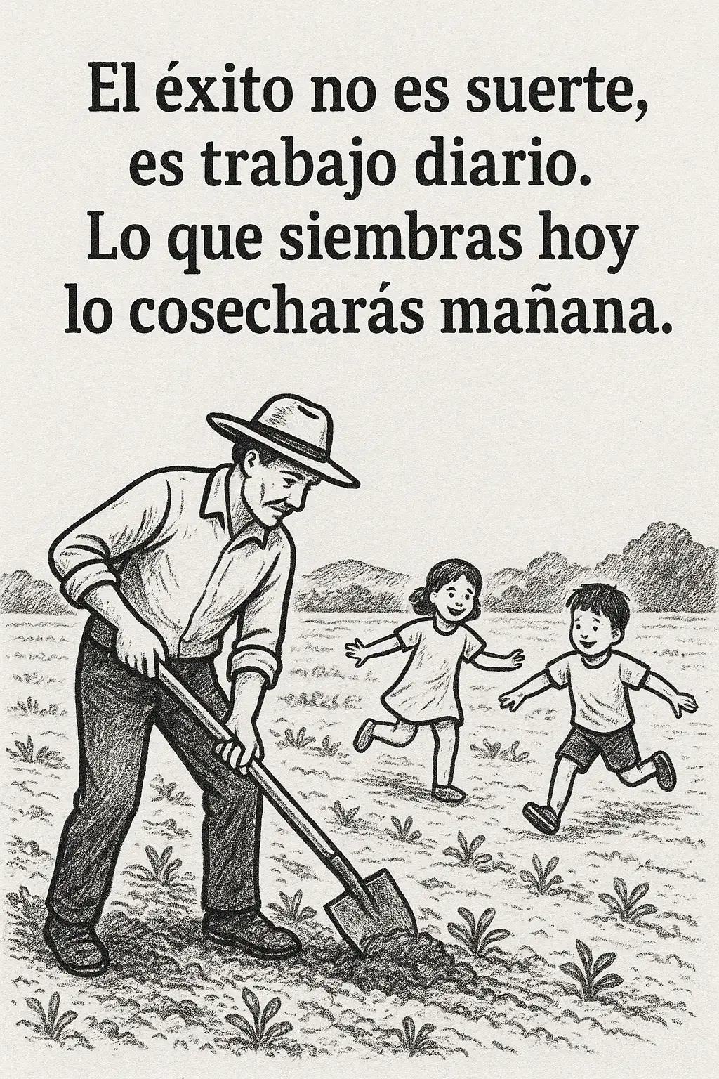 El éxito no es suerte  #trabajo #diario #cosecharas#mañana 
