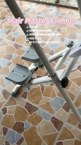 Full body workout using Stair Master Climber! #stairmasterclimber #climbingmachine #fullbodyworkout #workoutathome 