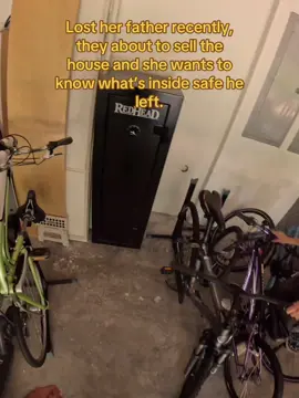 Lost her father recently, they about to sell the house and she wants to know what’s inside the Safe he left. 