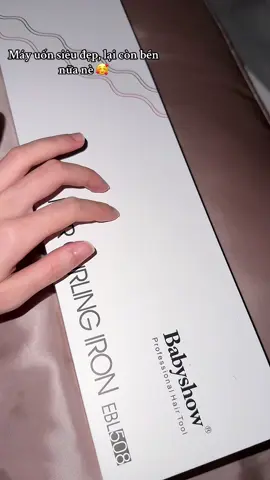 Tóc uốn xong ta nói nó đẹp nhức nách lun #mayuontoc #babyshow #tocdep #tocxoan #fyp 