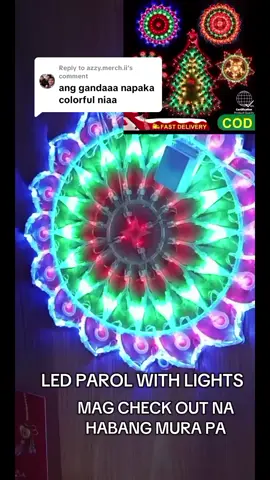 Replying to @azzy.merch.ii parol parolwithlights christmasdecor christmasdecoration#christmasdecoration #christmasparol #ledchristmaslights #fyp 