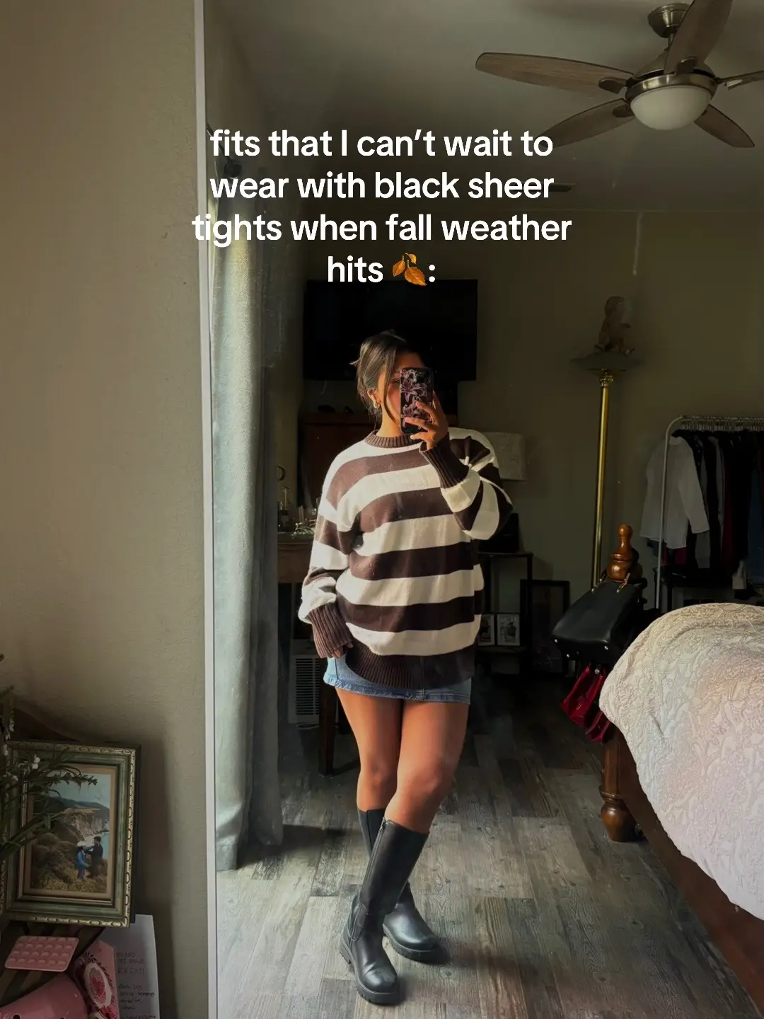 I’m ready to become a skirt girly #fyp #fallfashion #favseason🍂 