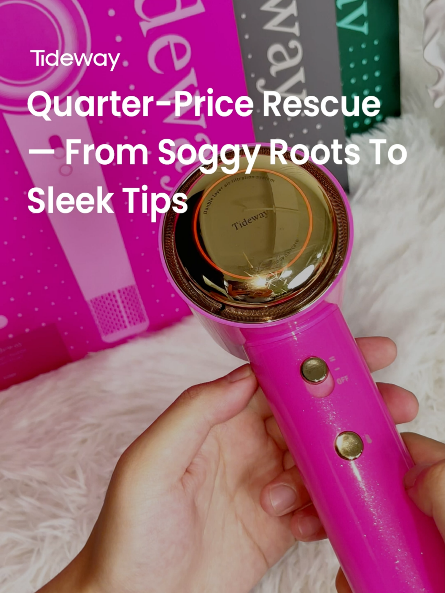 Lock Moisture, Lose Frizz — The Science Behind The Shine #Tideway #tidewayblowdryer #TidewayHairDryer #Plasma #Tidewayaura #smartliving #tideway