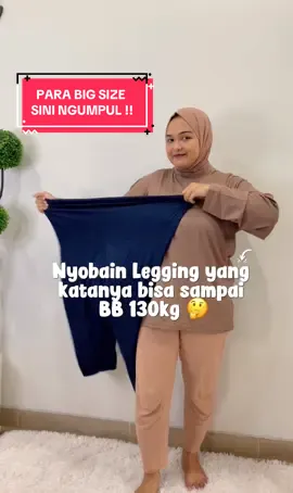 Udah paling REKOMEN lah LEGGING JUMBO dari My Plus Size! Kaum bigsize sini ngumpul😍🤭 #paydaysale #fypage #myplussize #leggingjumbo 