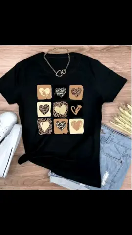 Camiseta T-shirt Love Coração  #Camiseta #tshirt #modafeminina #camisetafeminina #viral 