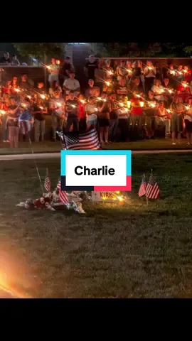 It was peaceful, no one should die for what they believe. #charliekirk #kentucky #candles #standtogether #stand 