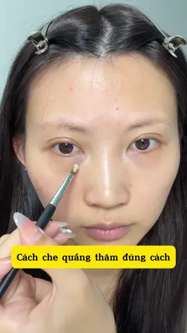 Học cách che quầng thâm mắt nè mấy bà cú đêm #chuyennhansac #makeup 