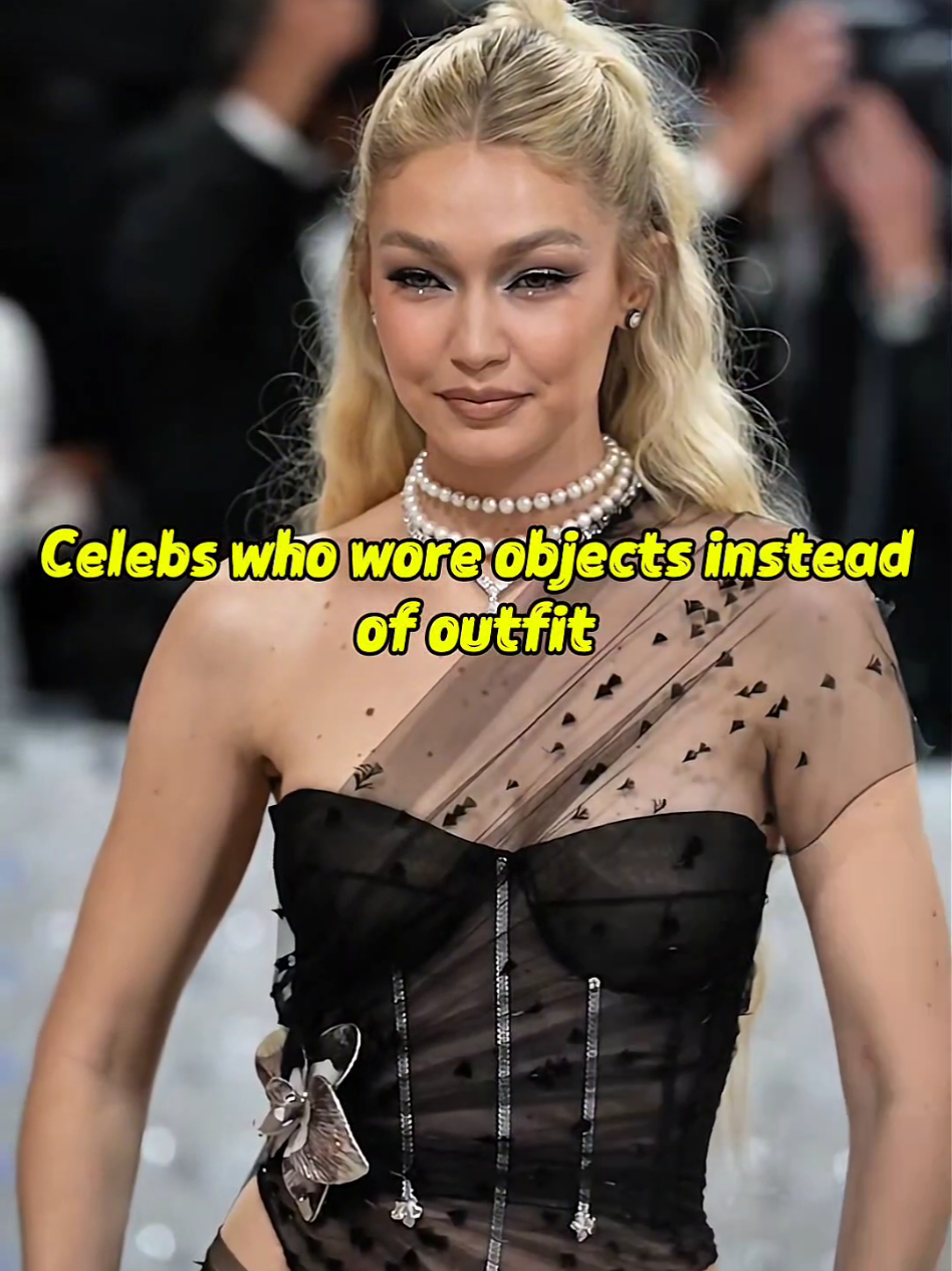 Celebs who wore objects instead of outfit 🤯#celebritynews #fyp #funkohollywood #creatorsearchinsights #hollywood 