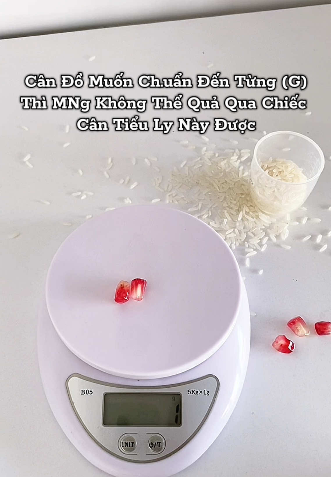 Cân Đồ Muốn Ch.uẩn Đến Từng (G) Thì MNg Không Thể Quả Qua Chiếc  Cân Tiểu Ly Này Được #cantieuly #dodungtienich #tiemnhaxoaiii 