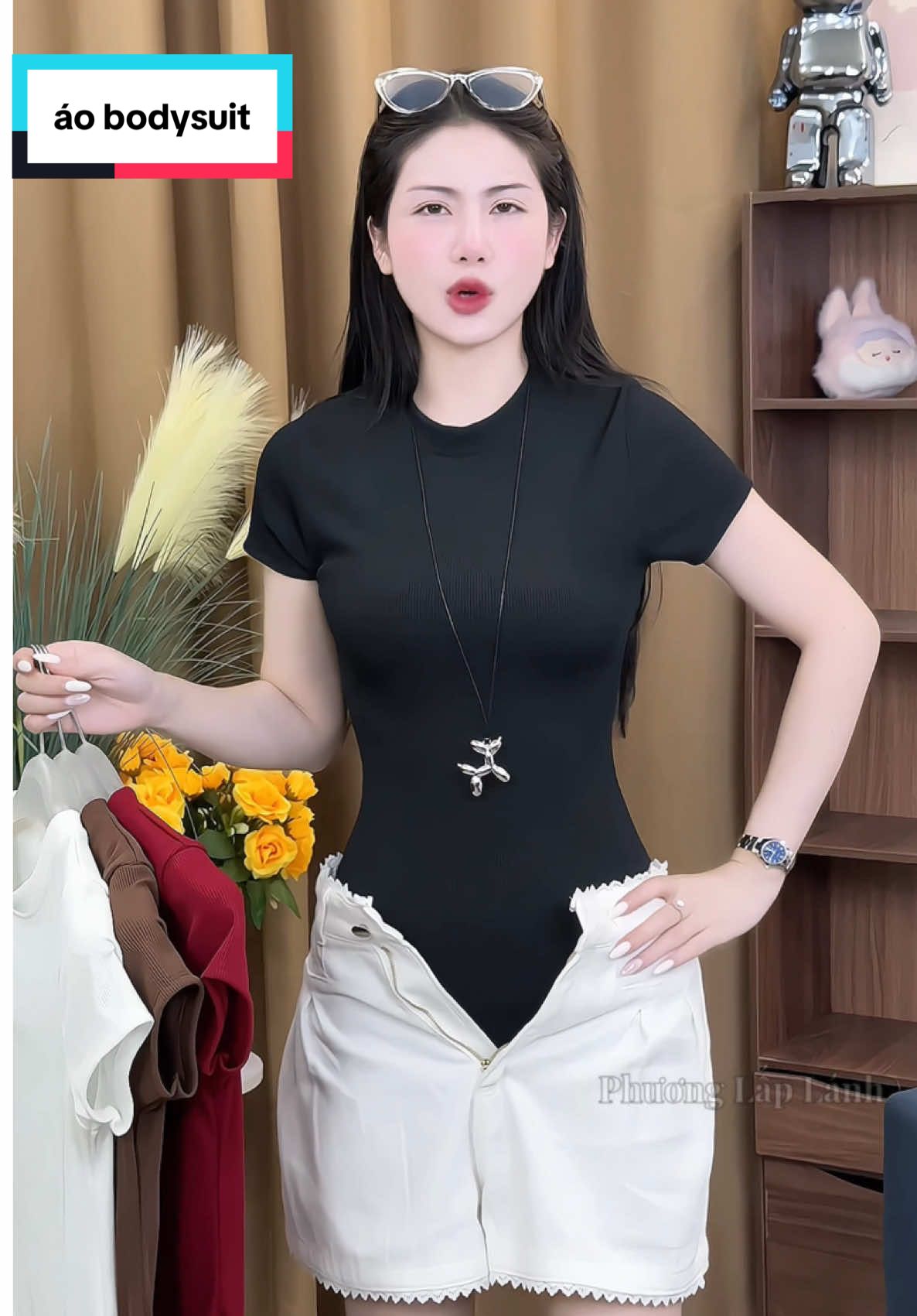 Áo bodysuit cổ tròn#fyp #phuonglaplanh01 #thoitrangnu #aothun #aobodysuit 