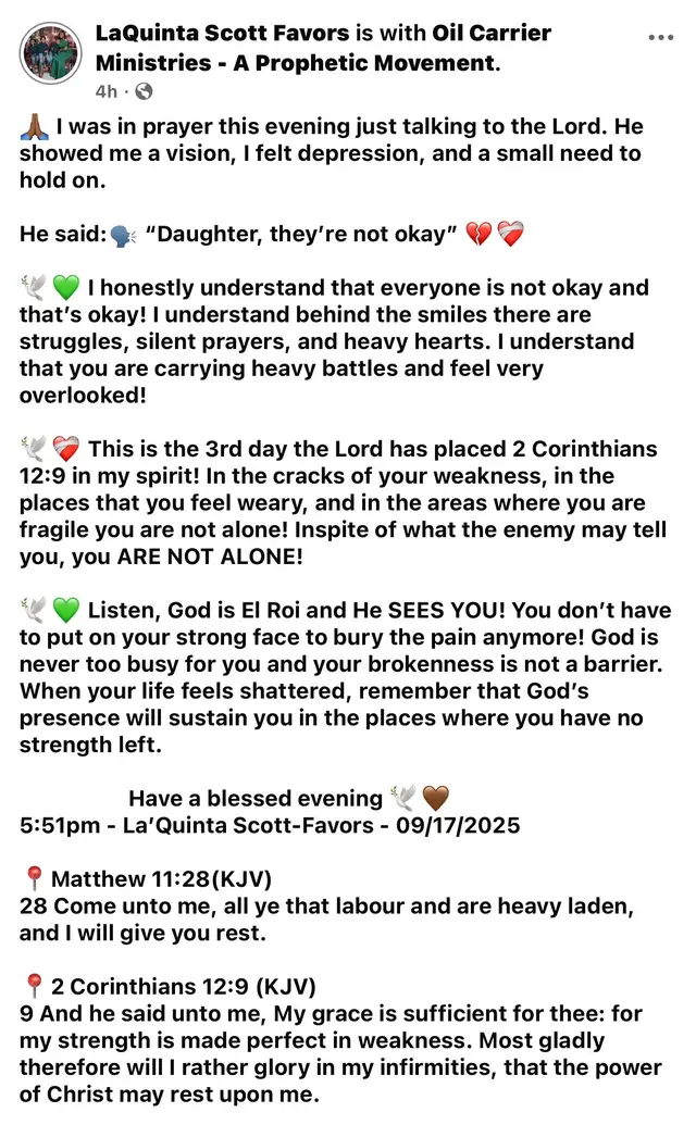 📍Genesis 16:13(KJV) 13 And she called the name of the Lord that spake unto her, Thou God seest me: for she said, Have I also here looked after him that seeth me?
