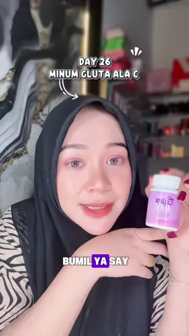 Nggaa terasa sudah day 26 ajaa bersama gluta ala c dan kulit aku makin hari makin menyala, masyaallah sekalii ya kak rere produknya @Reisha Novandita @Noera By Reisha @nonanoera_ayu #glutaalac #pemutihbadan 