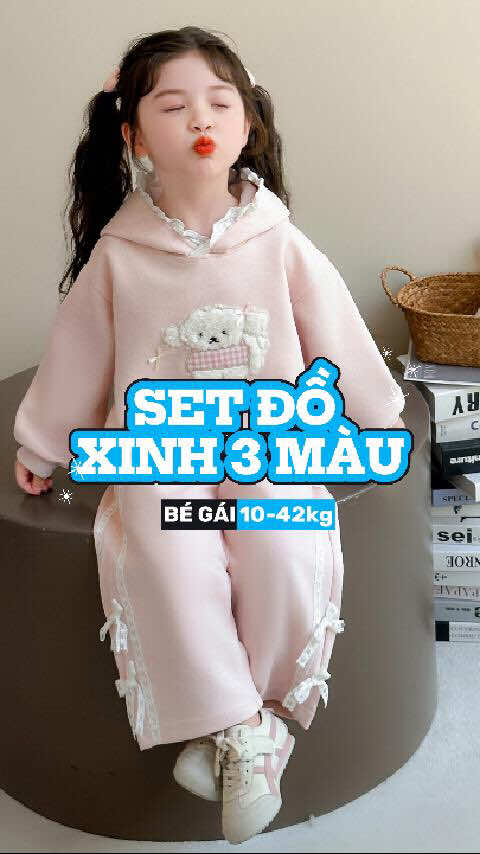 Outfit mùa đông cho bé vừa ấm vừa xinh #quanaotreem #thoitrangtreem #setdobegai #quaaobegai #bearkids 