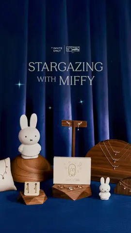 yours to finally admire and adorn ✨ discover spellbinding pieces from Stargazing with miffy, a Singapore-exclusive collection available in-store and online #byinviteonly #miffy #cutejewelry #925sterlingsilver 