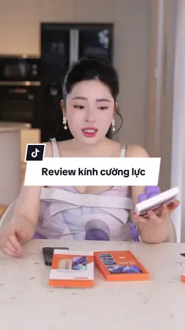 Review kính cường lực có dễ lắp như quảng cáo?#tranganna #review #xuhuong #kinhcuongluc 