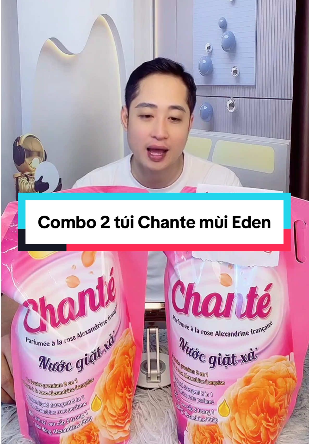 [Deal Eden] Combo 2 Nước giặt xả Chante #xuhuong #nuocgiatxa #chante8in1 #chante #xuhuongtiktok 