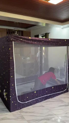 Modern mosquito net, Iwas lamok kana may privacy ka pa! Pwedi e fix kasi maganda tingnan sa kwarto.  #modernmosquitonet #mosquitonet #antilamok #mosquitonettent #antimosquito 