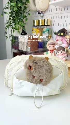 Túi đựng bút nhiều ngăn 🧸🫧🌷 #tuidungbut #hopdungbut #vanphongpham #hopbutcute #thaothichriviu 