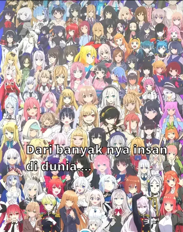 why aren't you real. Dia ada disana, di dunia yang tak bisa kusentuh tempat di mana aku hanya bisa memandangnya dari kejauhan, lewat layar, lewat khayalan. sementara aku disini. di dunia nyata yang terlalu kejam untuk seseorang sepertiku. semakin aku mencintai. Riselia ray crystalia semakin sakit yang kurasa. sedalam apapun rasa ini, dia tak akan pernah tahu aku ada. aku bisa menyebut namanya jutaan kali, tapi dia tak akan pernah menjawab. aku bisa menangis untuknya setiap malam. tapi dia tak akan pernah melihatku. yang paling menyakitkan... aku tak bisa masuk ke dunia Riselia ray crystalia. dan Riselia ray crsytalia tak akan pernah datang ke dunia ku. tak peduli seberapa besar aku mencintainya, kenyataannya timur sampai barat yang tidak pernah bertemu memisahkan kami. @ijam__m nih yang req riselia😁#anime #fyp #promoseruweekend #riseliaraycrystalia 