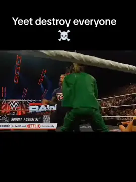 The YEET Jey USO on fire .#yeet  #romanreigns #sethrollins #jeyuso #laknight 