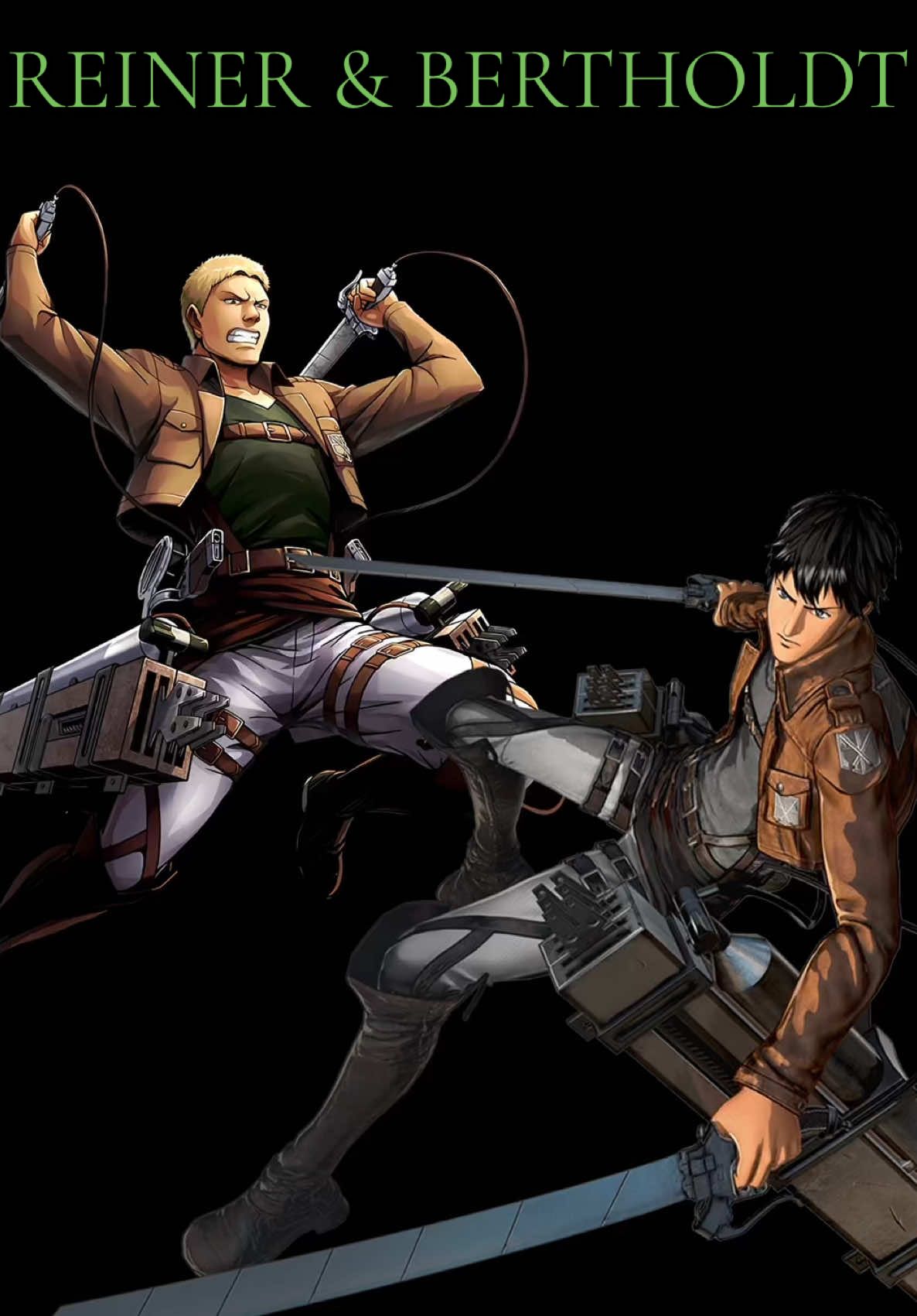 Reiner & Bertholdt. Opps. #reiner #bertholdt #reinerbraun #bertholdthoover #aot #AttackOnTitan #anime #fyp #fypシ #viralvideo 